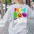 Pre K Boo Crew Halloween Costume Teachers Kids Women's Sweatshirt Back Print Ash Pre K Boo Crew Halloween Costume Teachers Kids Women's Sweatshirt Back Print Ash