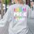 Pre-K Crew Teacher Team Squad Hello Back School Graduation Women's Sweatshirt Back Print Ash Pre-K Crew Teacher Team Squad Hello Back School Graduation Women's Sweatshirt Back Print Ash