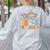 Pre-k Teacher Appreciation Teaching Wildflowers Women's Sweatshirt Back Print Ash Pre-k Teacher Appreciation Teaching Wildflowers Women's Sweatshirt Back Print Ash