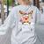 Pre-k Teacher Squad Reindeer Teacher Christmas Women's Sweatshirt Back Print Ash Pre-k Teacher Squad Reindeer Teacher Christmas Women's Sweatshirt Back Print Ash