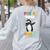Pre-K Vibes Only Penguin Teachers Kids Back To School Women's Sweatshirt Back Print Ash Pre-K Vibes Only Penguin Teachers Kids Back To School Women's Sweatshirt Back Print Ash