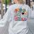 Pre-K Is Out Of This World Space Planets Teacher Women's Sweatshirt Back Print Ash