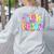 Preppy Fifth Grade Back To School 5th Grade Teacher Girl Boy Women's Sweatshirt Back Print Ash Preppy Fifth Grade Back To School 5th Grade Teacher Girl Boy Women's Sweatshirt Back Print Ash