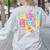 Preppy Fourth Grade Back To School 4th Grade Teacher Girls Women's Sweatshirt Back Print Ash Preppy Fourth Grade Back To School 4th Grade Teacher Girls Women's Sweatshirt Back Print Ash
