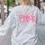 Preppy Pre k Back To School Pre-k Teachers Girls Cute Bow Women's Sweatshirt Back Print Ash Preppy Pre k Back To School Pre-k Teachers Girls Cute Bow Women's Sweatshirt Back Print Ash