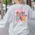 Preppy Third Grade Back To School Teacher Girl Kid Women's Sweatshirt Back Print Ash Preppy Third Grade Back To School Teacher Girl Kid Women's Sweatshirt Back Print Ash