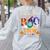Preschool Boo Crew Teacher Student Halloween Costume Men Women Kids Women's Sweatshirt Back Print Ash