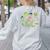 Progress Over Perfection Frog Back To School Teacher Women's Sweatshirt Back Print Ash Progress Over Perfection Frog Back To School Teacher Women's Sweatshirt Back Print Ash