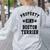 Property Of Boston Terrier Boston Terrier Shirt Women's Sweatshirt Back Print Ash