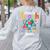 Proud To Teach Multilingual Learner ESL English Teacher Women's Sweatshirt Back Print Ash Proud To Teach Multilingual Learner ESL English Teacher Women's Sweatshirt Back Print Ash