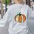 Pumpkin Music Teacher Halloween Fall Music Notes Autumn Women's Sweatshirt Back Print Ash Pumpkin Music Teacher Halloween Fall Music Notes Autumn Women's Sweatshirt Back Print Ash