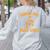 Pumpkin Spice And Music Advice Music Teacher Halloween Women's Sweatshirt Back Print Ash