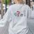 Punctuation English Teacher Wait What Stop It I Agree Women's Sweatshirt Back Print Ash Punctuation English Teacher Wait What Stop It I Agree Women's Sweatshirt Back Print Ash
