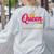Queen Of The Classroom Teacher Women's Sweatshirt Back Print Ash