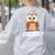 Quien Who Owl Spanish Teacher Women's Sweatshirt Back Print Ash