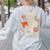 Read In Peace Skeleton Reading Book Halloween Teacher Women's Sweatshirt Back Print Ash Read In Peace Skeleton Reading Book Halloween Teacher Women's Sweatshirt Back Print Ash