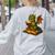 Reading Dragon Shirt For Bookish Teacher Librarian Bookworm Women's Sweatshirt Back Print Ash