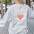 Reading Intervention Teacher Women's Sweatshirt Back Print Ash Reading Intervention Teacher Women's Sweatshirt Back Print Ash