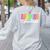 Reading Specialist Back To School Reading Teacher Women's Sweatshirt Back Print Ash