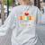 Recess Squad Crew Teachers Students Monitor Back To School Women's Sweatshirt Back Print Ash