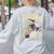 There's Room On My Broom For You Too Teacher Halloween Women's Sweatshirt Back Print Ash