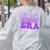 In My Retirement Era Groovy Retired Teacher 2025 Women Women's Sweatshirt Back Print Ash In My Retirement Era Groovy Retired Teacher 2025 Women Women's Sweatshirt Back Print Ash