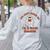 Retro You Can't Scare Me I'm A Math Teacher Cute Ghost Women Women's Sweatshirt Back Print Ash