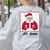 Retro All Done Christmas Special Ed Teacher Team Santa Women Women's Sweatshirt Back Print Ash Retro All Done Christmas Special Ed Teacher Team Santa Women Women's Sweatshirt Back Print Ash