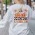 Retro Fall In Love With Learning Autumn Pumpkin Teacher Women's Sweatshirt Back Print Ash Retro Fall In Love With Learning Autumn Pumpkin Teacher Women's Sweatshirt Back Print Ash