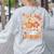 Retro Fall In Love With Learning Pumpkin Leaf Teacher Autumn Women's Sweatshirt Back Print Ash Retro Fall In Love With Learning Pumpkin Leaf Teacher Autumn Women's Sweatshirt Back Print Ash