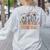 Retro Floral Assistant Principal Shirt For Teachers Day Women's Sweatshirt Back Print Ash