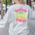 Retro Helping Small Hands Do Big Things Teacher Appreciation For Men Women Women's Sweatshirt Back Print Ash Retro Helping Small Hands Do Big Things Teacher Appreciation For Men Women Women's Sweatshirt Back Print Ash