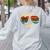 Retro Kickin It 3rd Grade Style Teacher Back To School Men Women Women's Sweatshirt Back Print Ash Retro Kickin It 3rd Grade Style Teacher Back To School Men Women Women's Sweatshirt Back Print Ash