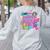 Retro Physical Education Vibes Gym Teacher Phys Ed Teacher Women's Sweatshirt Back Print Ash Retro Physical Education Vibes Gym Teacher Phys Ed Teacher Women's Sweatshirt Back Print Ash