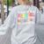 Retro Special Education Squad Groovy Dream Team SPED Teacher Women's Sweatshirt Back Print Ash