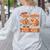 Retro I Teach The Cutest Turkey Thanksgiving Pumpkin Teacher Women's Sweatshirt Back Print Ash Retro I Teach The Cutest Turkey Thanksgiving Pumpkin Teacher Women's Sweatshirt Back Print Ash