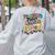 Retro Teaching Future Leaders Groovy Teacher Back To School Women's Sweatshirt Back Print Ash