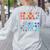 Retro Wildflower Early Intervention Teacher Interventionist Women's Sweatshirt Back Print Ash Retro Wildflower Early Intervention Teacher Interventionist Women's Sweatshirt Back Print Ash