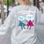 Right Acute Triangle Math Teacher Cool Geometry Women's Sweatshirt Back Print Ash