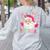 Santa Favorite Teacher Shirt Teacher Christmas Women's Sweatshirt Back Print Ash Santa Favorite Teacher Shirt Teacher Christmas Women's Sweatshirt Back Print Ash