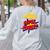 School Counselor Teacher Superhero Superpower Comic Book Women's Sweatshirt Back Print Ash
