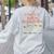 School Office Clerk Creepin' It Real HALLOWEEN Teacher Shirt Women's Sweatshirt Back Print Ash