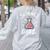 Science Girl Chemistry Biology Student Teacher Women's Sweatshirt Back Print Ash