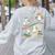 Silly Goose Behavior Analyst RBT ABA Therapy SPED Teacher Women's Sweatshirt Back Print Ash Silly Goose Behavior Analyst RBT ABA Therapy SPED Teacher Women's Sweatshirt Back Print Ash