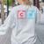 Six Seven Meme 6 7 Science Teacher 6-7 Periodic Table Women's Sweatshirt Back Print Ash