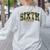 Sixth Grade Teacher Student Camouflage Back To School Women's Sweatshirt Back Print Ash