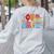 You Are Smart Brave Strong Kind Loved Motivation Teacher Kid Women's Sweatshirt Back Print Ash