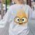 The Smart Seed Good Egg Teacher Halloween Costume Food Group Women's Sweatshirt Back Print Ash