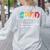 Special Education For Men Women SPED Teacher Women's Sweatshirt Back Print Ash