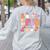 Special Education Teacher Ghosts Halloween SPED Teacher Women's Sweatshirt Back Print Ash